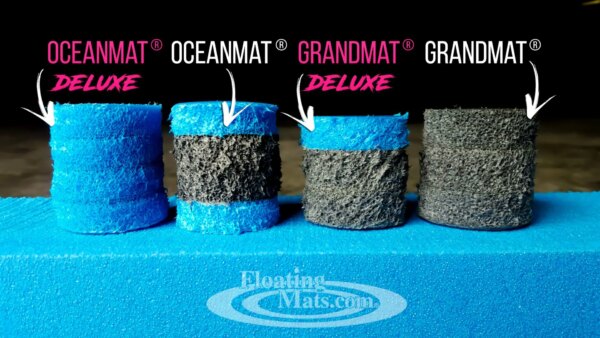 Comparison between the different types of foam mats