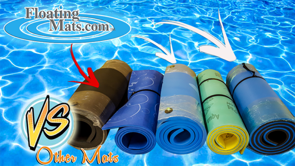 Comparison of different types of floating water mats
